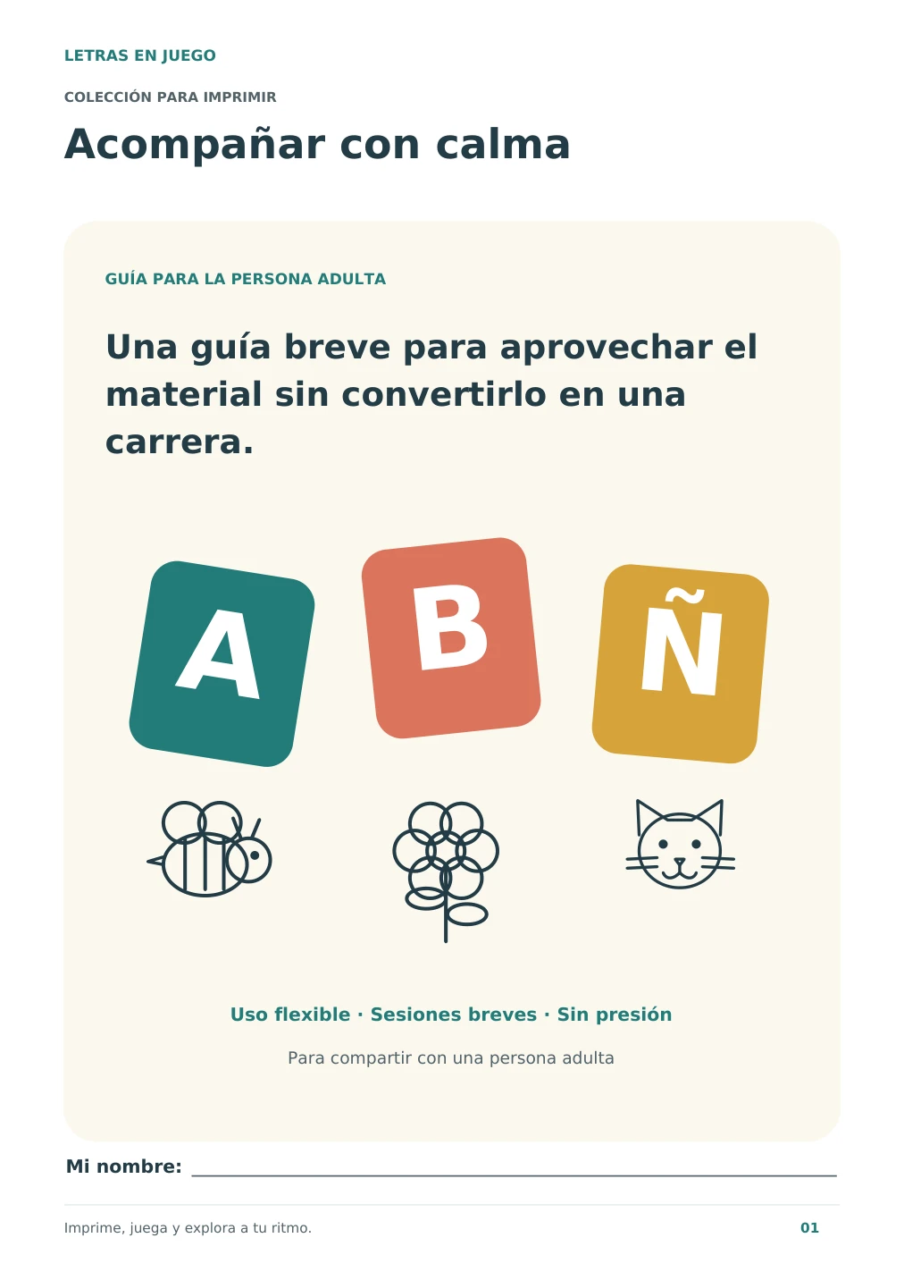 Portada de la guía para acompañar